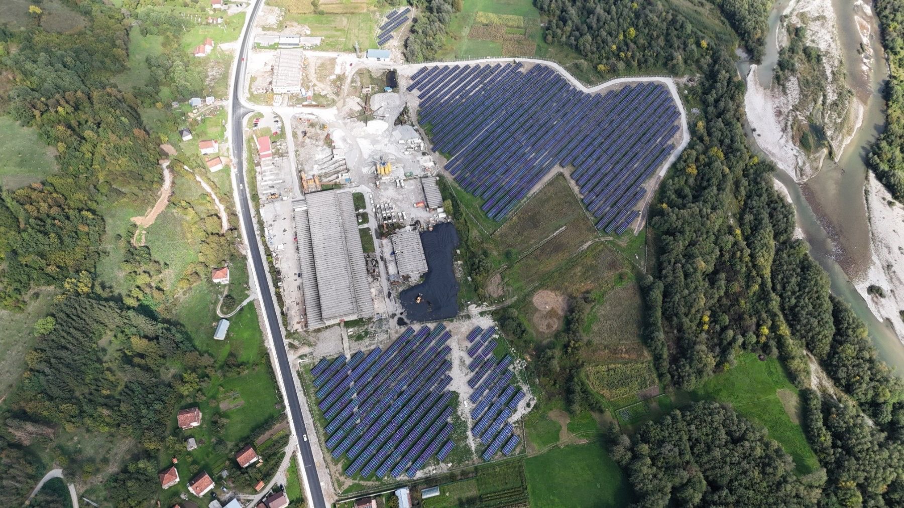 solar power project installation