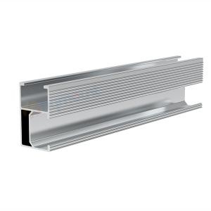 Profil aluminiowy szyny solarnej anodowany na srebrno