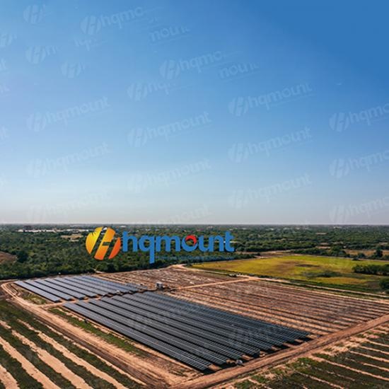 ramming pile solar racking system