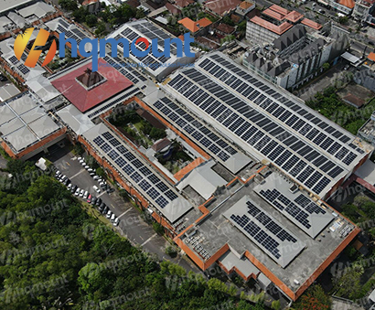 Projekt dachu Solar Metal Deck - 1,5 MW największy na wyspie Bali