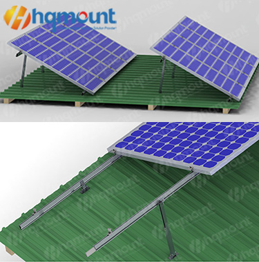 Projekt instalacji metalowego wspornika dachowego z trapezowym klipsem słonecznym
