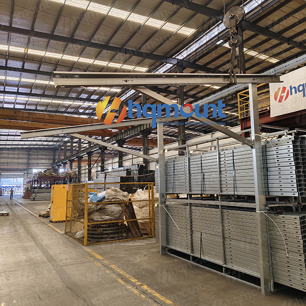 Pełna makieta fabryczna konstrukcji pojedynczego słupa 4MW – wszystkie komponenty zamontowane i zweryfikowane
