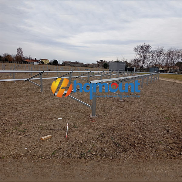 1MW GT2 ZAM Stalowy słup aluminiowy dostosowany profil elektrowni słonecznej