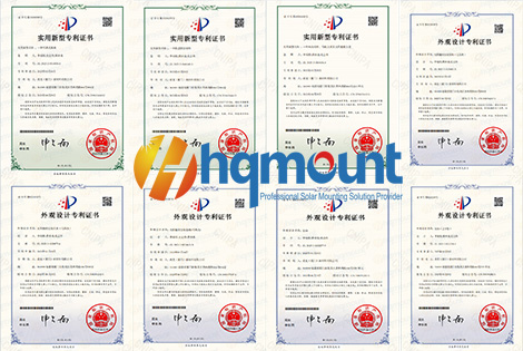 hqmount uzyskuje liczne certyfikaty patentowe na projekty produktów
        