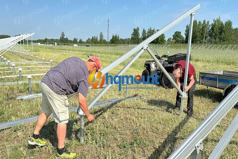 System HQ Mount GT1, aluminiowy uchwyt do elektrowni słonecznej