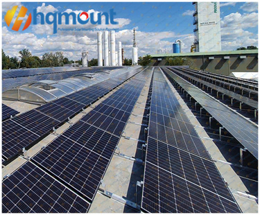 1MW HQ Mount Solar Ballasted Concrete Roof Mounting Solution